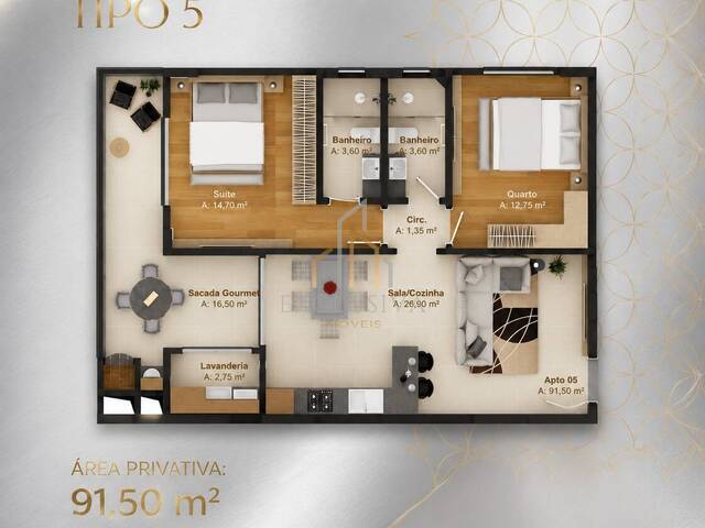#167 - Apartamento para Venda em Campos Novos - SC - 2